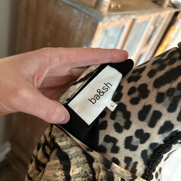 ba&sh Zebra Print Long Sleeve Dress - Picture 9 of 9